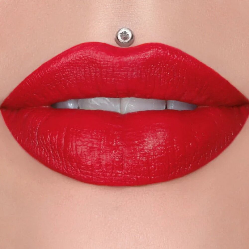 2/$20 💥 NEW (Red Affair) Electric Red Jeffree Star Velvet Trap Lipstick (2747)